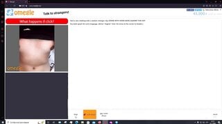 Woman shows her small tits and moans on Omegle 02-11-2022