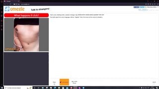Woman shows her small tits and moans on Omegle 02-11-2022