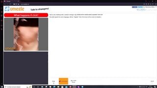Woman shows her small tits and moans on Omegle 02-11-2022