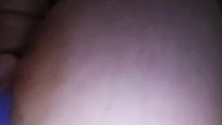 The same Costa Rican girl flashes her big tits twice on different days.
