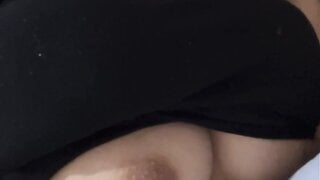 Hot Indonesian girl show me her good tits on ometv