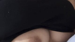 Hot Indonesian girl show me her good tits on ometv