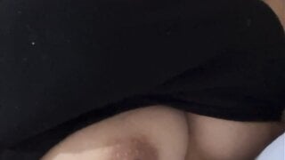 Hot Indonesian girl show me her good tits on ometv