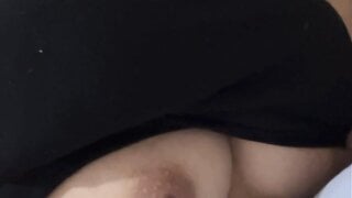Hot Indonesian girl show me her good tits on ometv