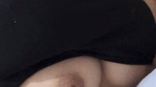 Hot Indonesian girl show me her good tits on ometv