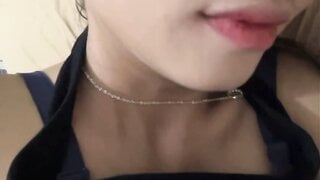 Hot Indonesian girl show me her good tits on ometv