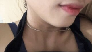 Hot Indonesian girl show me her good tits on ometv