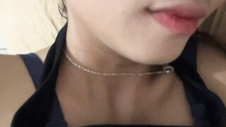 Hot Indonesian girl show me her good tits on ometv
