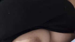 Hot Indonesian girl show me her good tits on ometv