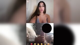 hot teen flashes her tits