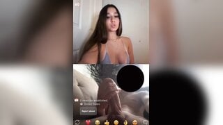 hot teen flashes her tits