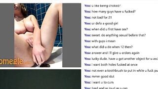 21yo Euro Slut Degrades Herself On Omegle