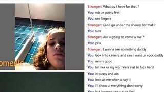 21yo Euro Slut Degrades Herself On Omegle