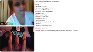 Omegle Girl Shocked By My Big Cock