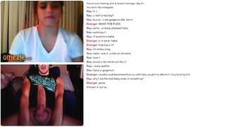 Omegle Girl Shocked By My Big Cock