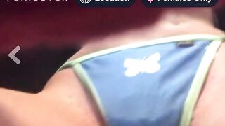 Tatted Stoner Chick Teases Daddy