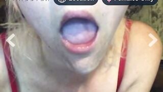 Tatted Stoner Chick Teases Daddy