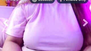Busty UK Slut Shows Tits For Cum
