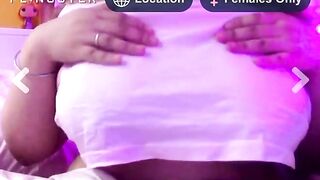 Busty UK Slut Shows Tits For Cum