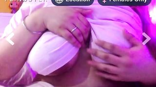 Busty UK Slut Shows Tits For Cum
