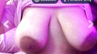 Busty UK Slut Shows Tits For Cum
