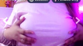Busty UK Slut Shows Tits For Cum