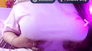 Busty UK Slut Shows Tits For Cum