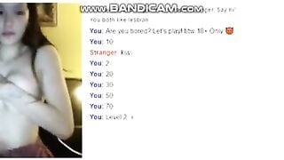 Omegle Asian Teen Play The Game