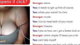 Sexy Nicole Gets Her Tits Out On Omegle