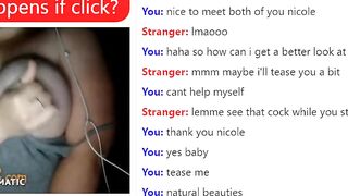 Sexy Nicole Gets Her Tits Out On Omegle