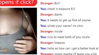 Sexy Nicole Gets Her Tits Out On Omegle