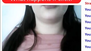 Omegle Girl Sucks Brush