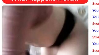 Omegle Girl Sucks Brush