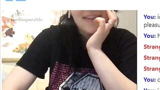 Omegle Teen Gets Nasty