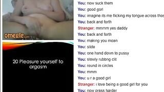 Omegle Brittany Is A Good Little Slut For Daddy