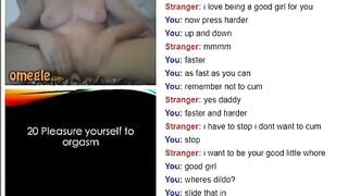 Omegle Brittany Is A Good Little Slut For Daddy