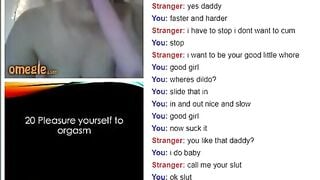 Omegle Brittany Is A Good Little Slut For Daddy