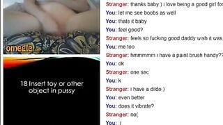 Omegle Brittany Is A Good Little Slut For Daddy