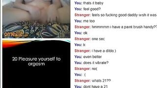 Omegle Brittany Is A Good Little Slut For Daddy