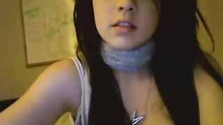 Choking Bitch on Skype