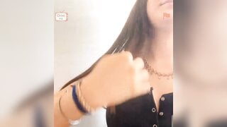 Turkish girl shows her tits in ometv