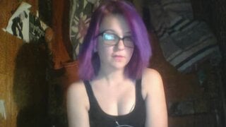Purple Haired Teen Bates