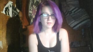 Purple Haired Teen Bates