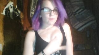 Purple Haired Teen Bates