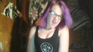 Purple Haired Teen Bates