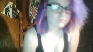 Purple Haired Teen Bates
