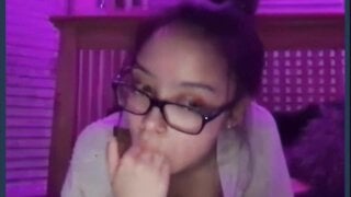 Omegle Teen Gets Nasty Full Screen