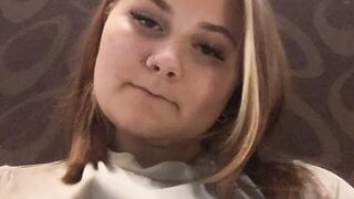 British girl flashes big boobs