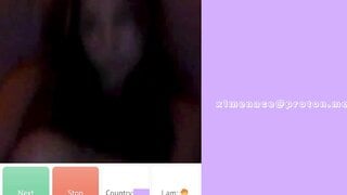 OmeTV slut got instant horny