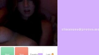 OmeTV slut got instant horny